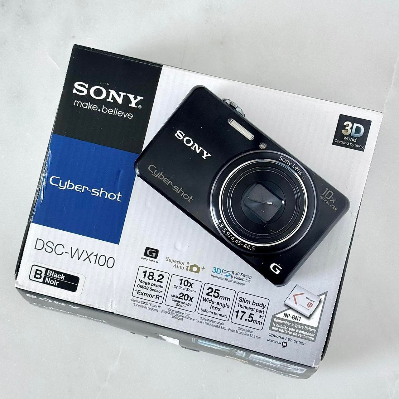 Sony Cybershot WX100 Digital Camera IN BOX