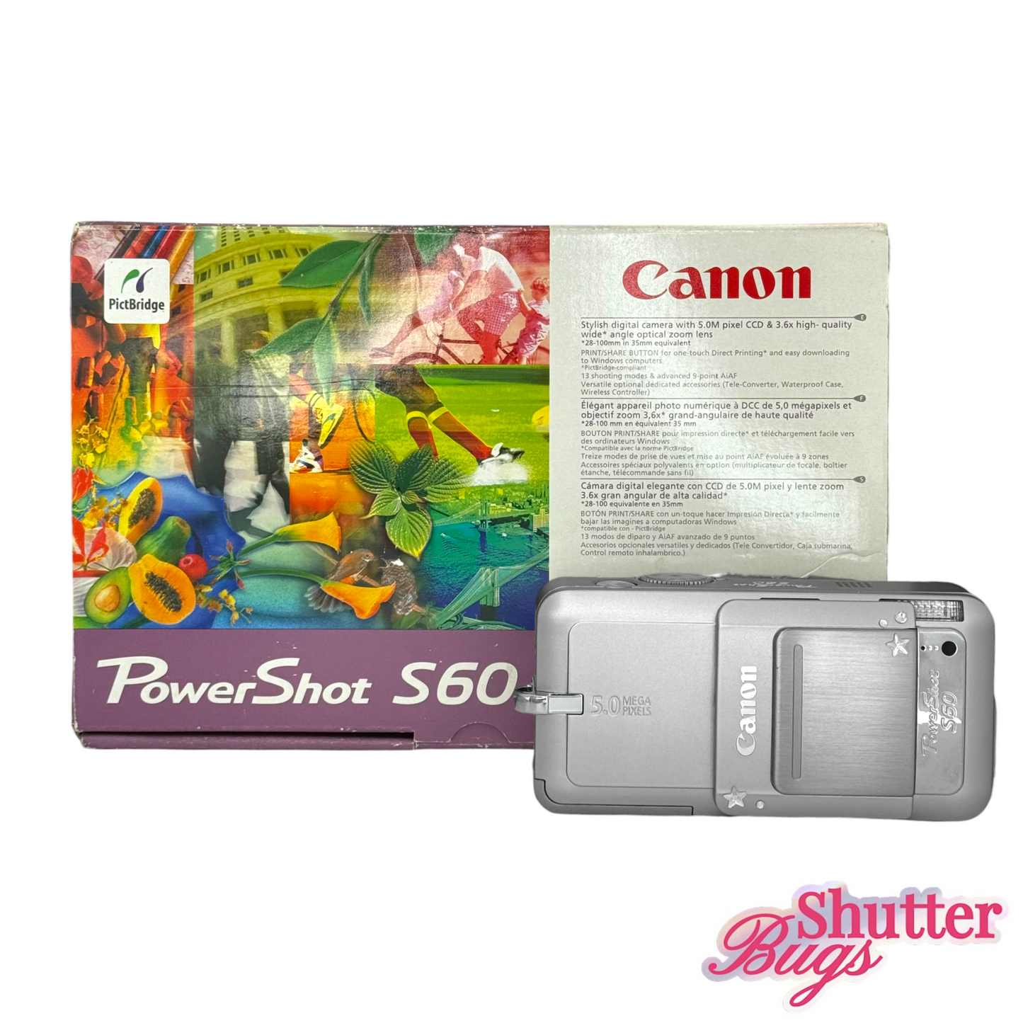 Canon Powershot S60 Digital Camera IN BOX